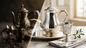 بهترین روش تمیز کردن و براق کردن وسایل نقره جات خانه