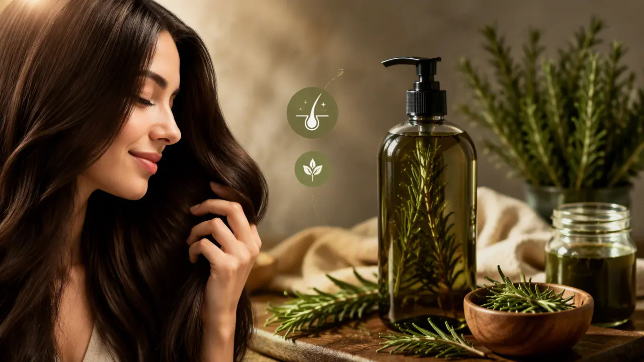 چگونه شامپو رزماری خانگی درست کنیم؟ دستور ساده برای تقویت مو
