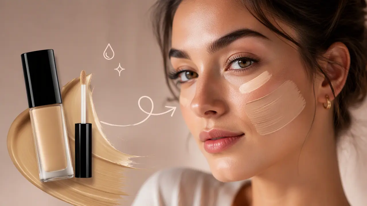 چگونه کرم پودر و کانسیلر را ترکیب کنیم تا پوشش کامل شود؟