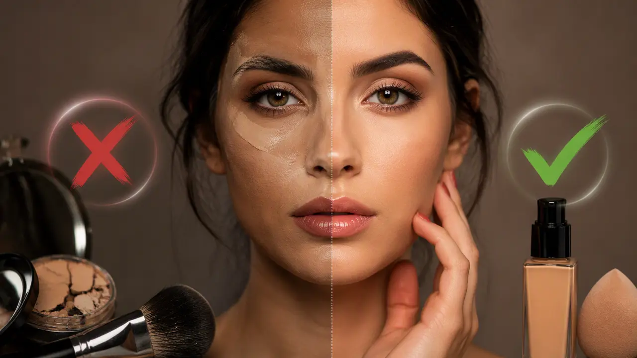 چگونه کرم پودر و کانسیلر را ترکیب کنیم تا پوشش کامل شود؟