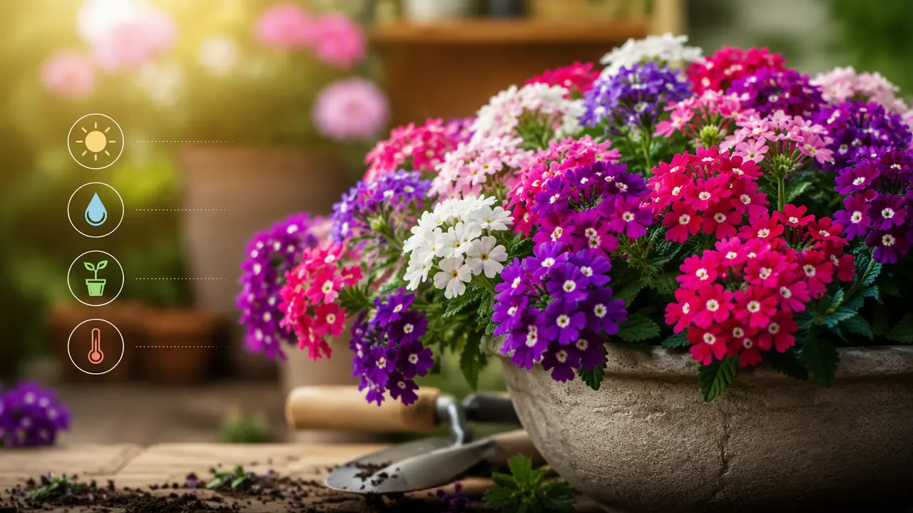 شرایط مناسب پرورش شاه پسند (Verbena)
