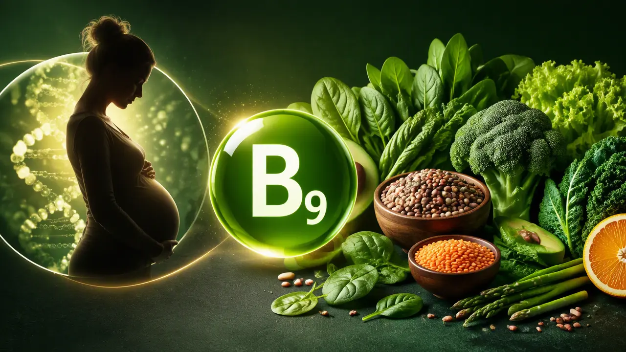 ویتامین b9 برای چی خوبه؟ نشانه های کمبود ویتامین b9؟ ویتامین b9 در چه غذاهایی است؟