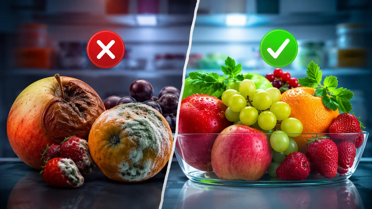 علت خراب شدن میوه در یخچال + روش جلوگیری از خراب شدن میوه در یخچال
