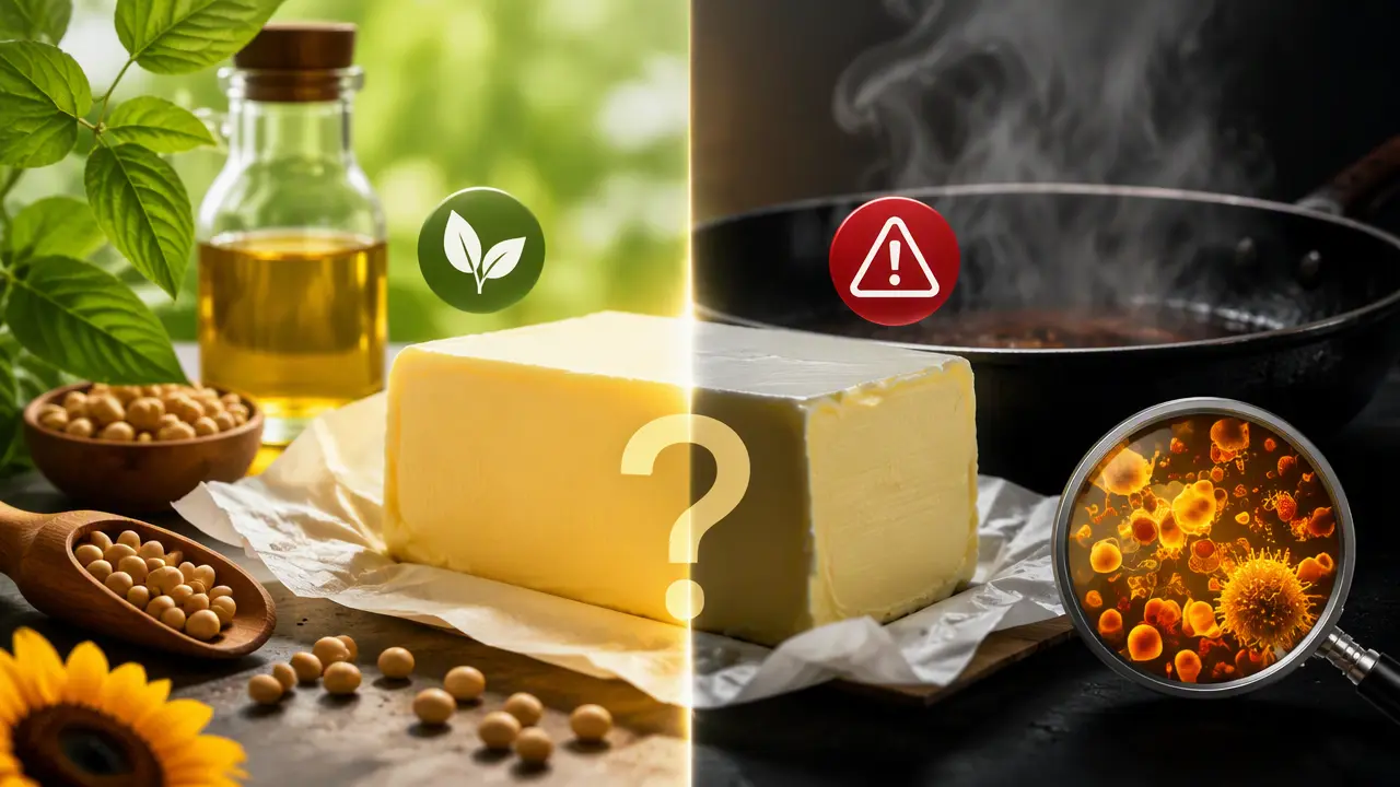 کره گیاهی از چی درست میشه؟ مضرات استفاده از کره گیاهی برای پخت و پز