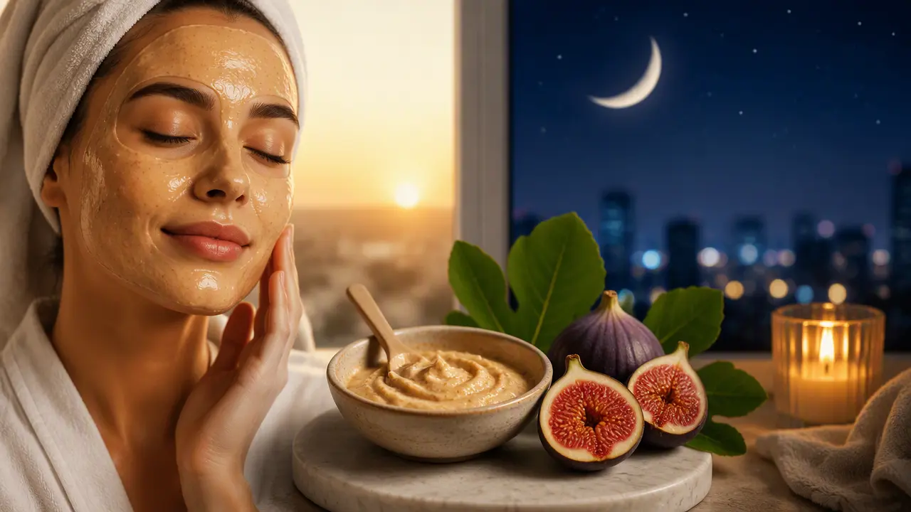 ماسک انجیر برای رفع چین و چروک صورت