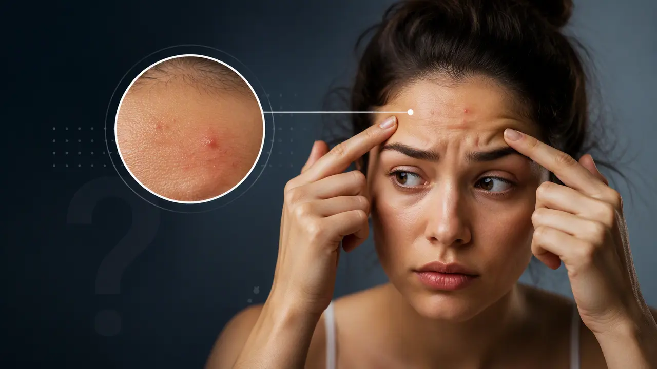 علت جوش پیشانی چیست؟