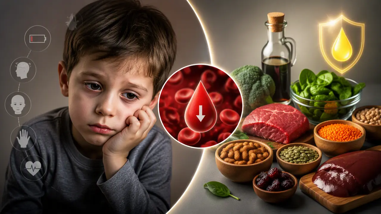 علائم کمبود آهن در کودکان + درمان خانگی کم خونی و فقر آهن در کودکان