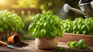 نحوه کاشت ریحان در گلدان و باغچه + روش نگهداری و آبیاری ریحان