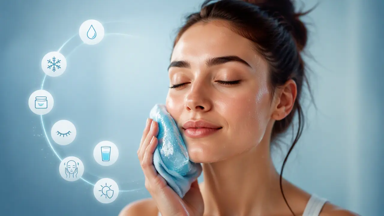 چگونه خستگی صورت را به سرعت رفع و برطرف کنیم؟