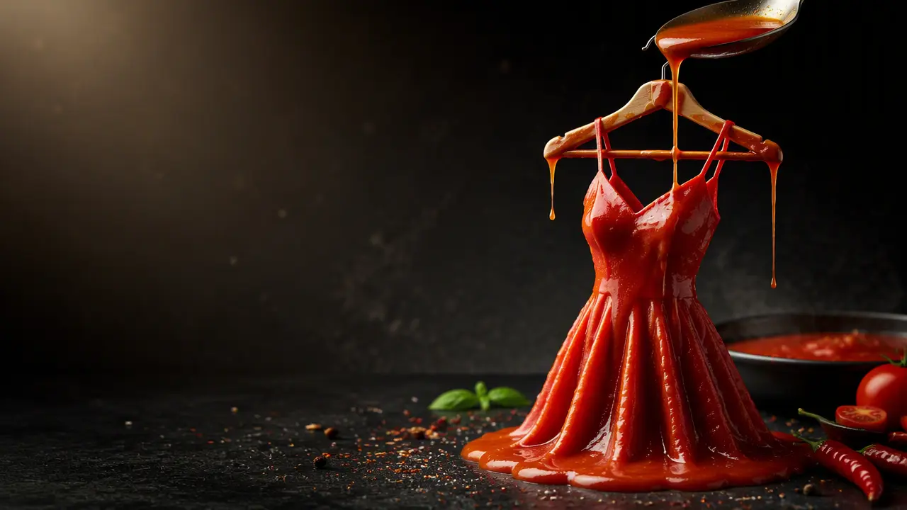 چگونه لکه سس قرمز را پاک کنیم؟