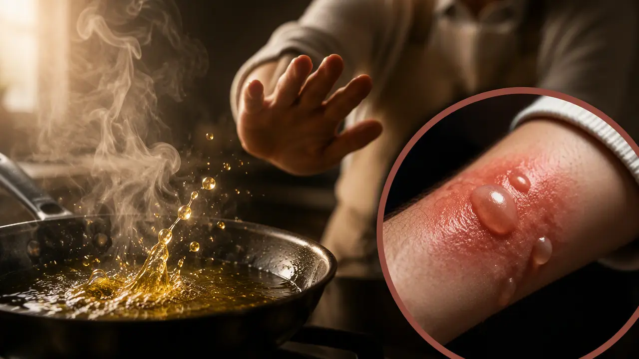 چگونه سوختگی پوست ناشی از روغن داغ را سریع درمان کنیم؟