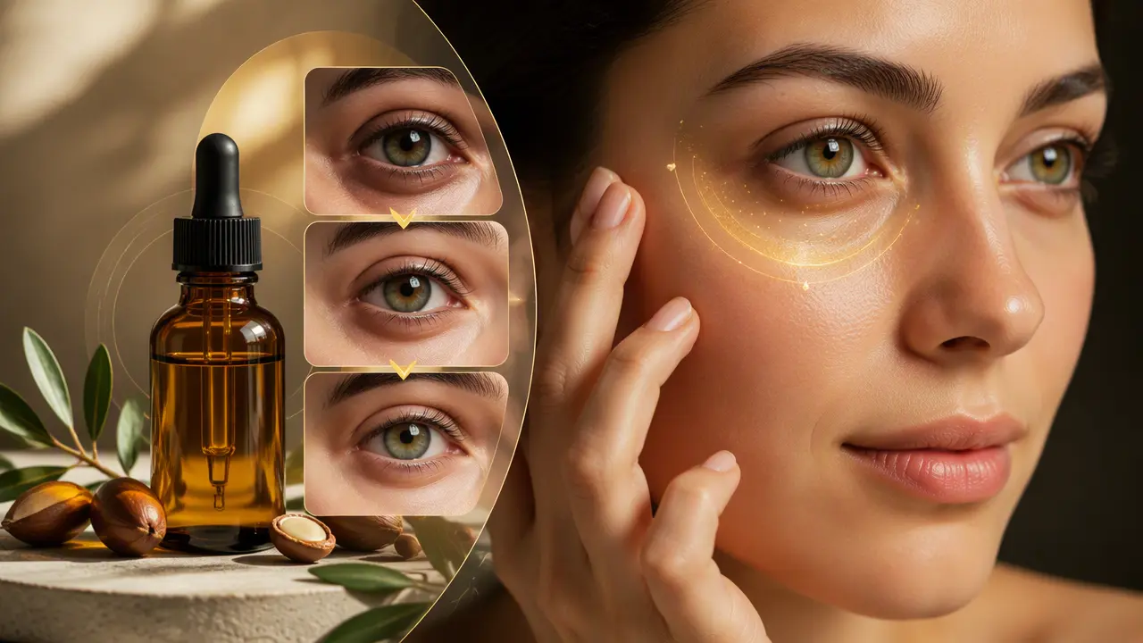 7 روغن گیاهی که برای دور چشم معجزه می کند