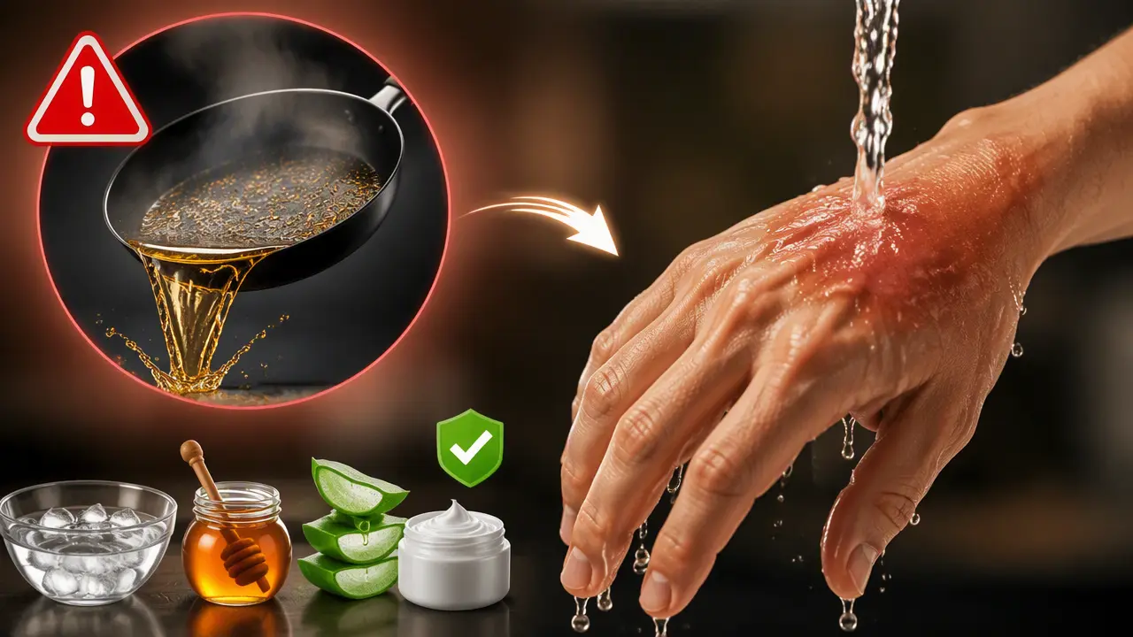 چگونه سوختگی پوست ناشی از روغن داغ را سریع درمان کنیم؟