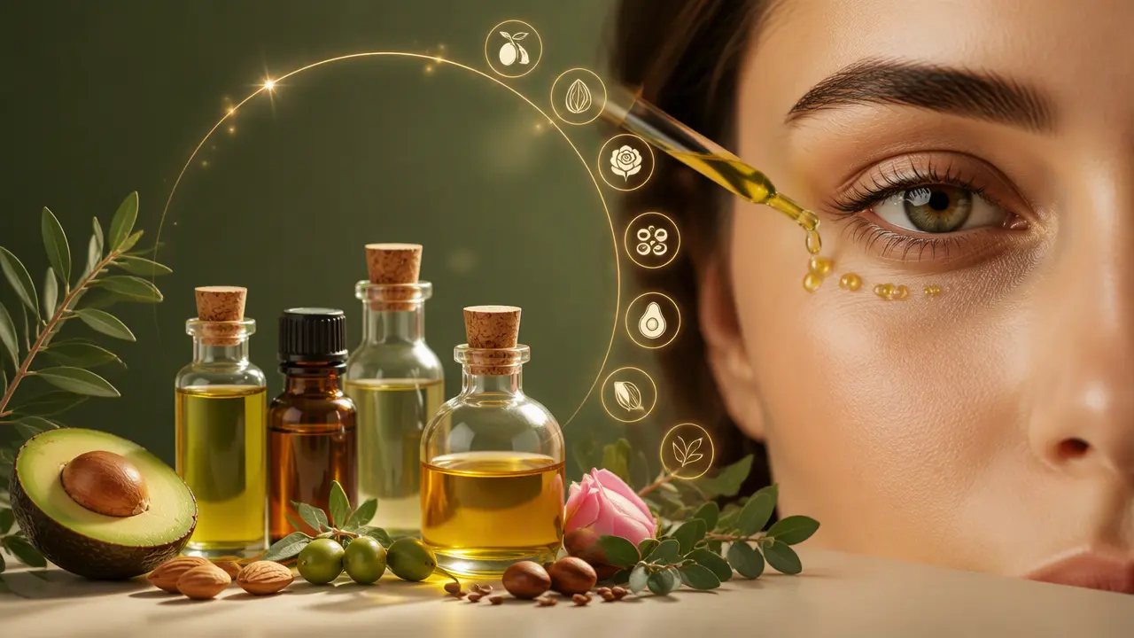 7 روغن گیاهی که برای دور چشم معجزه می کند + نحوه استفاده