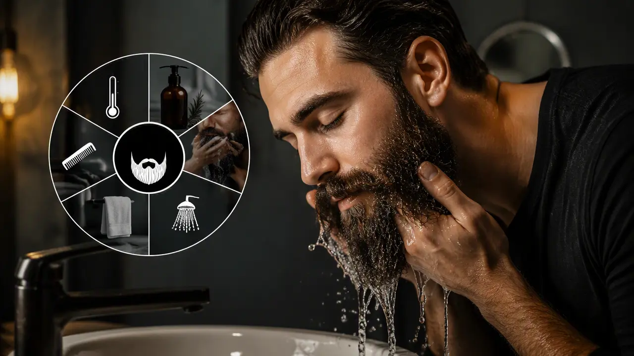 چگونه ریش بلند را درست بشوییم؟