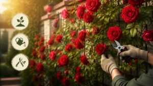 راهنمای کامل پرورش و نگهداری رز رونده