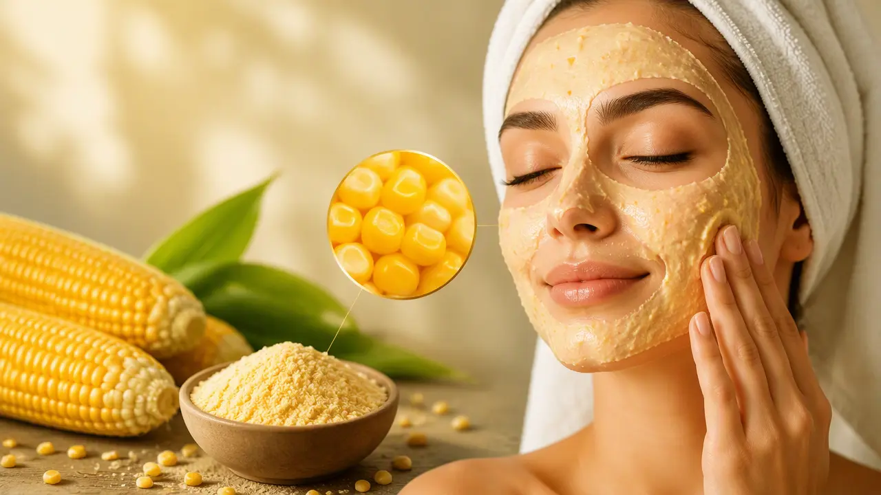 ماسک ذرت برای پوست