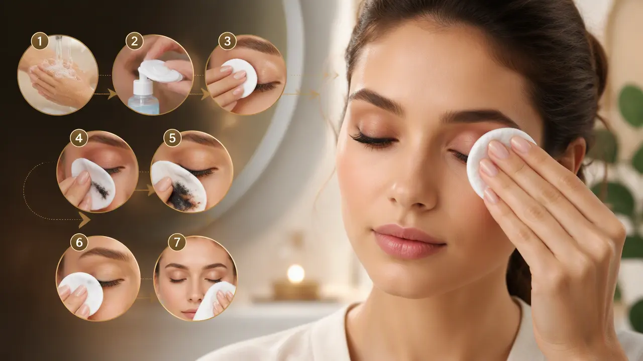 راهنمای پاک کردن آرایش چشم