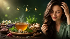10 دمنوش مناسب برای درمان و کاهش ریزش مو