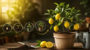نحوه کاشت لیمو ترش در گلدان و روش نگهداری + زمان کاشت لیمو ترش
