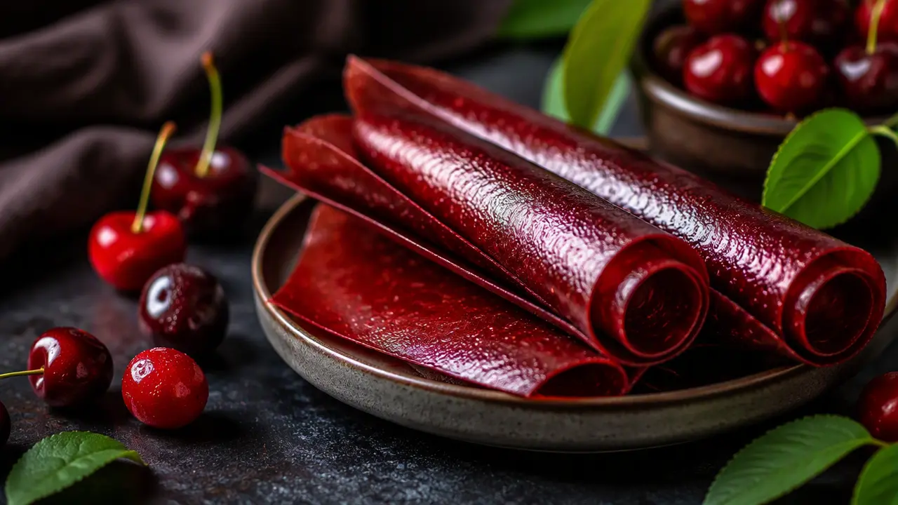 طرز تهیه لواشک گیلاس و آلبالوی خانگی خوشمزه و ملس به روش ساده