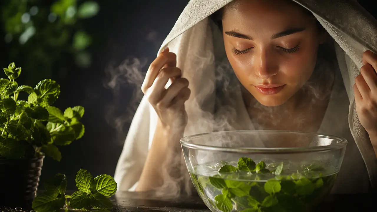 چطور با بخور نعناع پوست صورت را عمیق پاکسازی کنیم؟