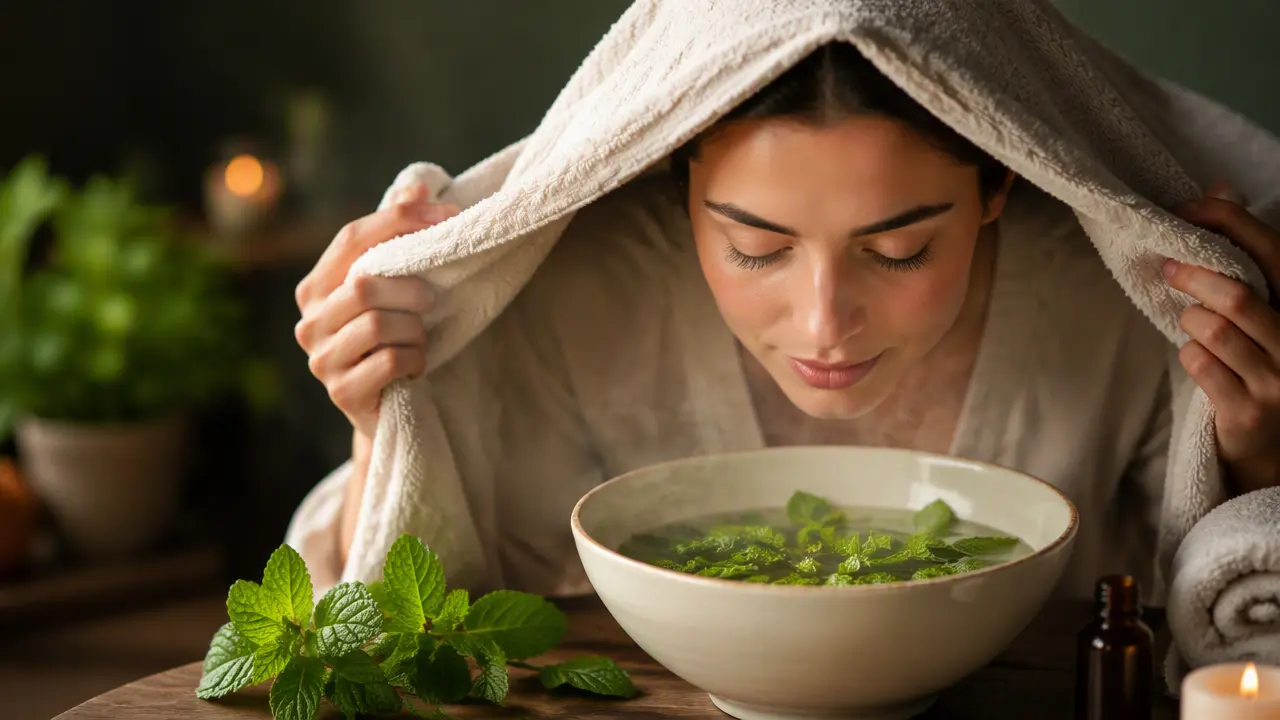 چطور با بخور نعناع پوست صورت را عمیق پاکسازی کنیم؟