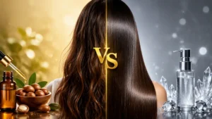 روغن آرگان بهتر است یا روغن کریستال؟ مقایسه برای سلامت مو