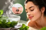 چطور با بخور نعناع پوست صورت را عمیق پاکسازی کنیم؟ آموزش ساده