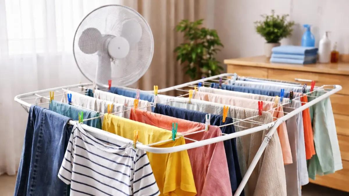 روش های خشک کردن سریع لباس در پاییز و زمستان