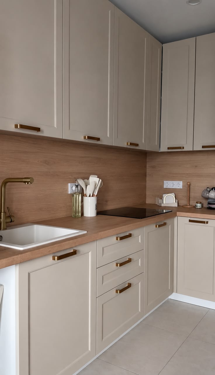 مدل کابینت نئوکلاسیک با ویترین