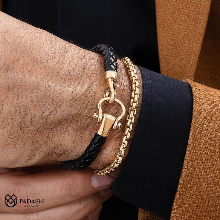 مدل دستبند طلا مردانه شیک و جدید