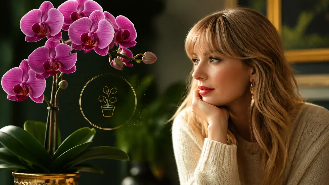تیلور سوئیفت؛ ارکیده برای دکوراسیون ظریف و شیک