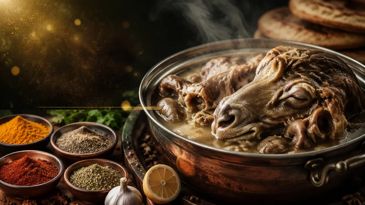 بهترین ادویه برای کله پاچه به سبک بازاری + راز خوشمزه شدن کله پاچه