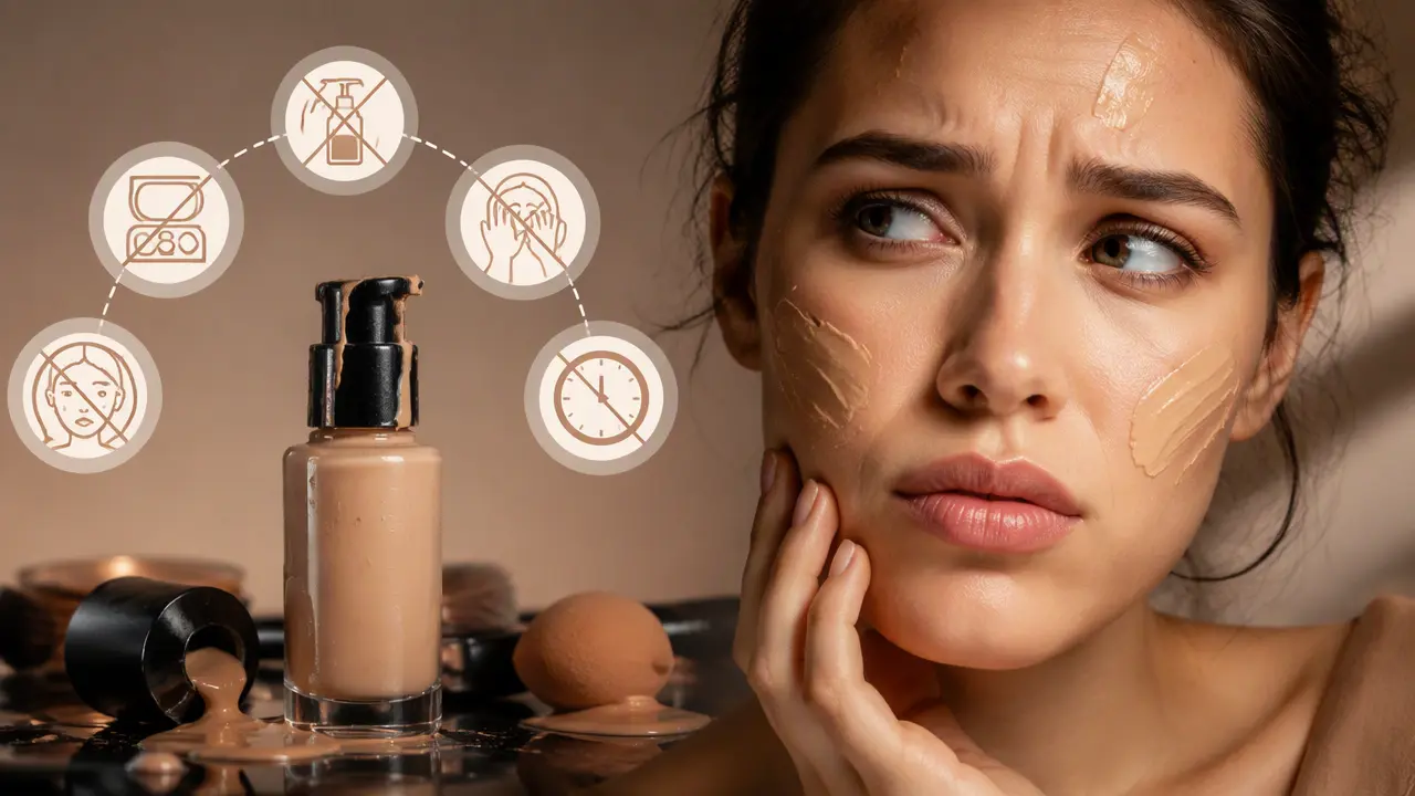 چرا کرم پودر روی صورت تیره می شود؟