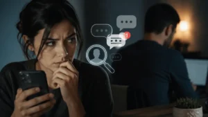 وقتی به ارتباطات مجازی همسر شک داریم