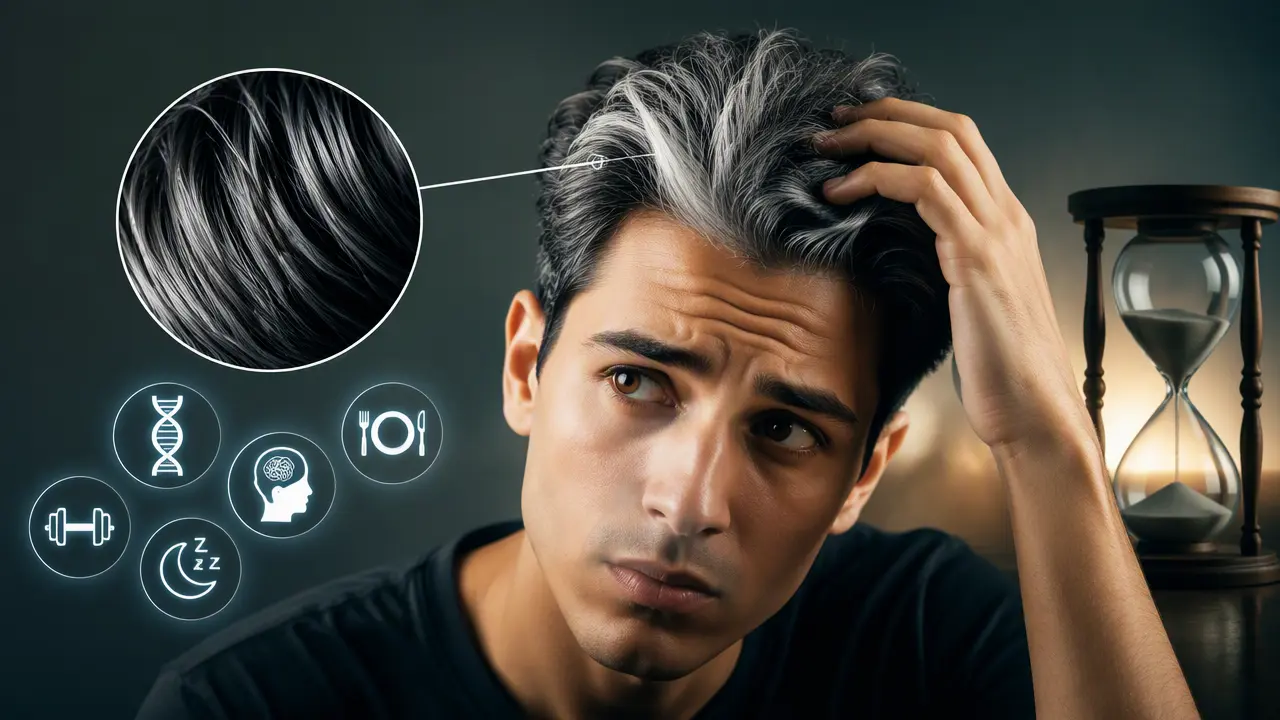 چرا مو در جوانی سفید می شود؟ بررسی علت ها و عوامل موثر