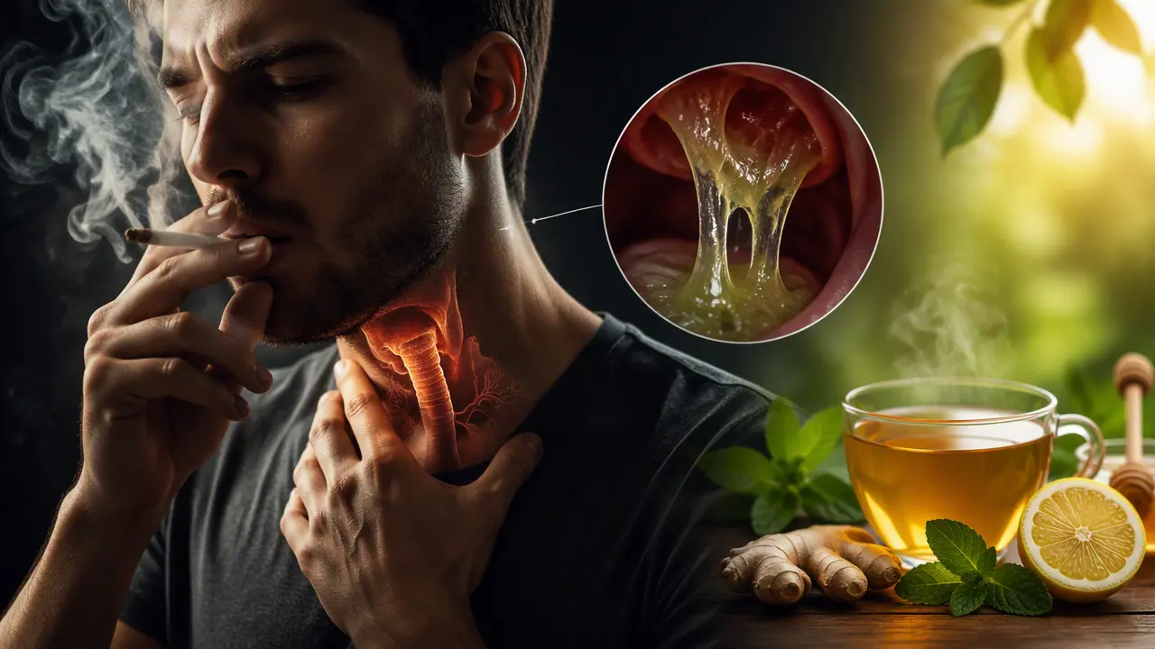 علت خلط ناشی از سیگار چیست؟ روش از بین بردن خلط گلو ناشی از سیگار