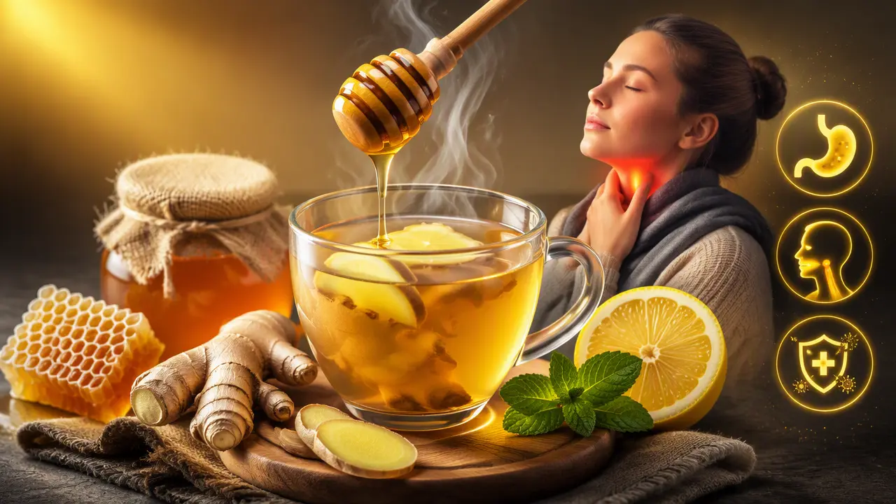 خواص عسل و زنجبیل برای معده، گلودرد و سرماخوردگی و لاغری + طریقه مصرف