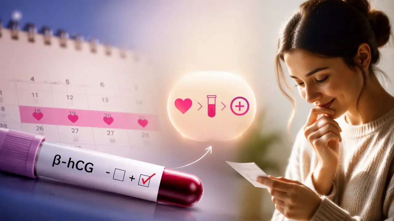 چند روز بعد از رابطه آزمایش خون بارداری مثبت می شود؟