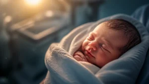 نوزاد تازه متولد شده