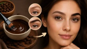 چگونه با نسکافه مو و ابرو را رنگ کنیم؟ آموزش ساده و کاربردی
