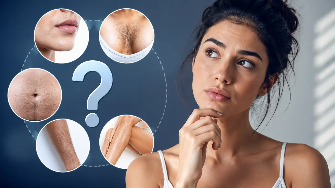 8 علت اصلی موهای زائد بدن