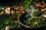 فوت و فن سرخ كردن سبزي قورمه + مدت زمان سرخ كردن سبزي قورمه بهترين روغن براي سرخ كردن سبزي قورمه مقدار روغن برای قورمه سبزی