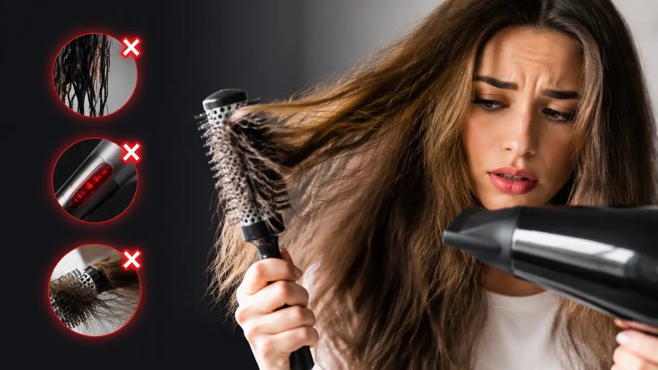 آموزش براشینگ مو در خانه