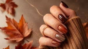 مدل ناخن پاییزی (برای دست باشه عکس)