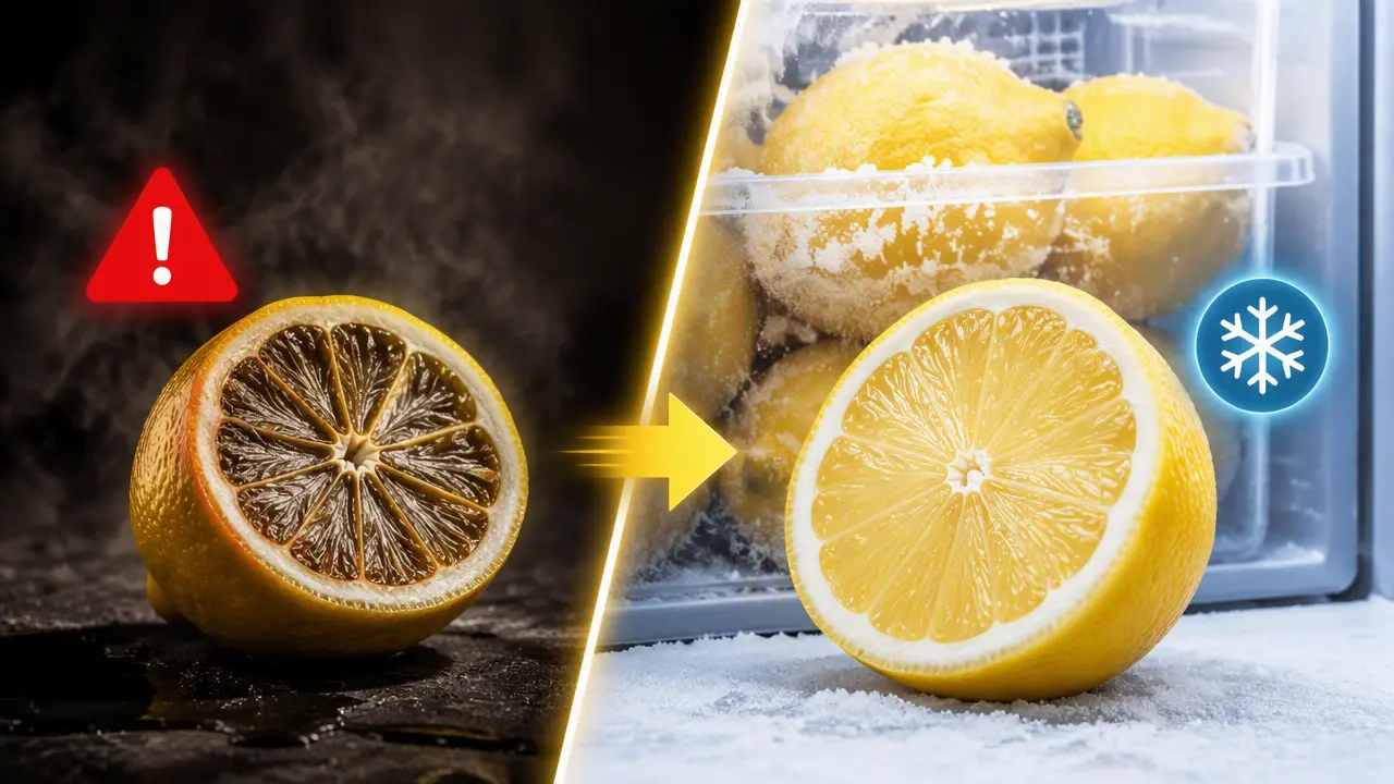 علت تلخ شدن لیمو ترش در فریزر + روش جلوگیری از تلخ شدن لیمو ترش در فریزر