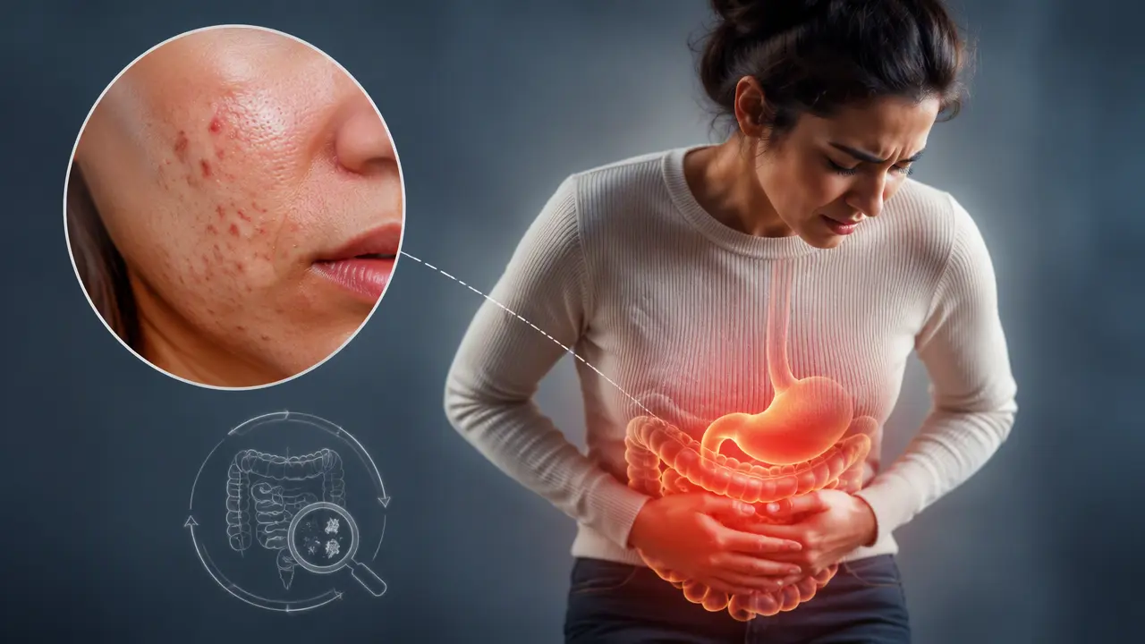 جوش های گوارشی چرا ایجاد می شوند؟ بررسی علت ها و مشکلات پوستی