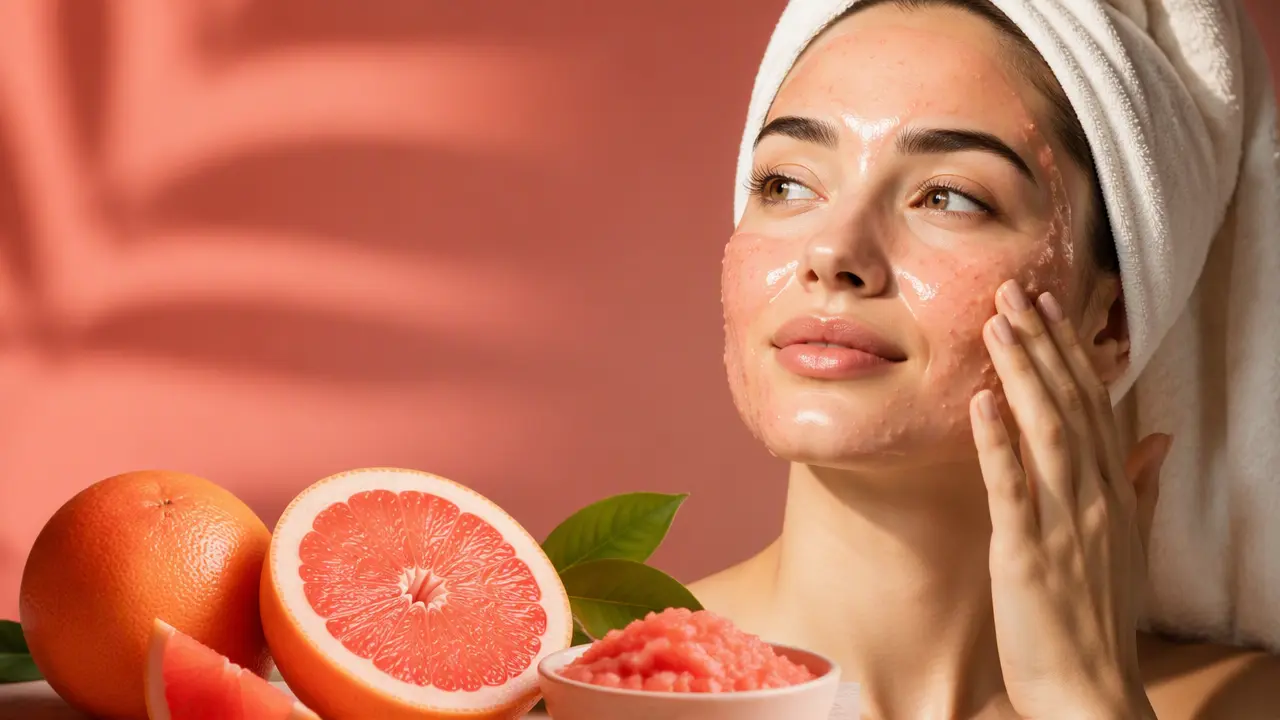 ماسک گریپ فروت برای پوست