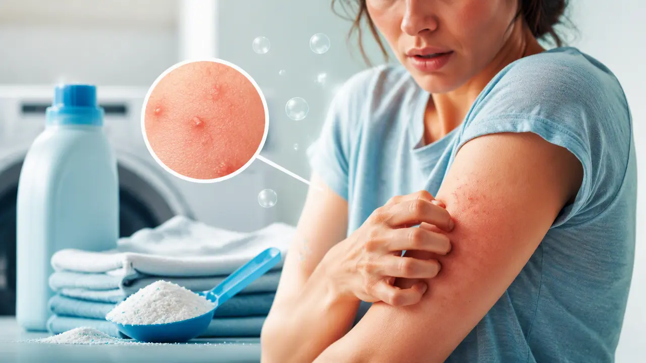 حساسیت به پودر ماشین لباسشویی